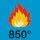 odolná proti šíření plamene 850°C