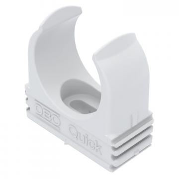 Príchytka Quick, ohňovzdorná, biela
