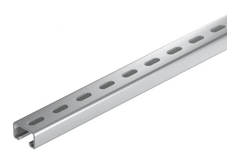 Montážní lišta MS5030, výřez 22 mm, A2, děrovaná 2000 | 50 | 30 | 3 | lesklá, dodatočne upravená