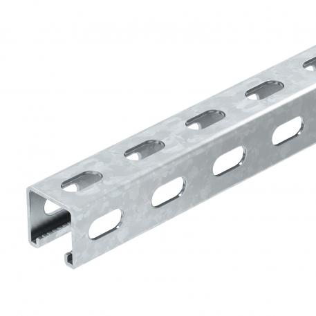 Montážní lišta, MS4141, výřez 22 mm, FS, boční děrování 1000 | 41 | 41 | 2 | pásovo zinkované