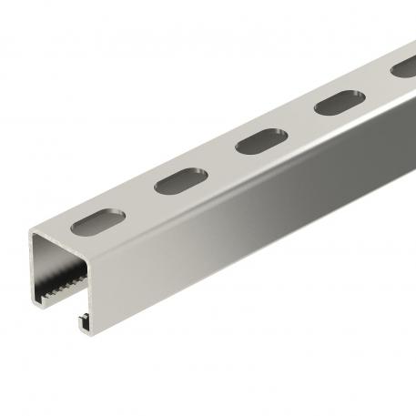 Montážní lišta MS4141, výřez 22 mm, děrovaná, A4 600 | 41 | 41 | 2,5 | lesklá, dodatočne upravená