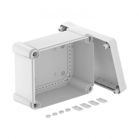 Prázdná krabice X 16 227x177x110 |  | IP67 | svetlosivá; RAL 7035