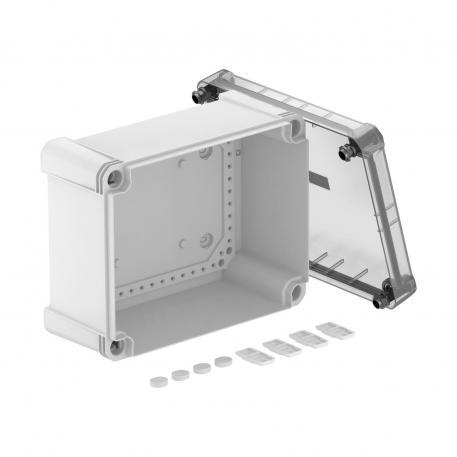 Prázdná krabice X 16 227x177x110 |  | IP67 | sivá / priehľadná