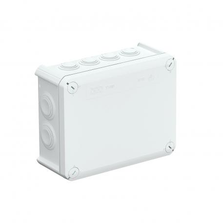 Odbočná krabice T 160, násuvné těsnění 176x135x67 | 12 | IP66 | čisto biela; RAL 9010
