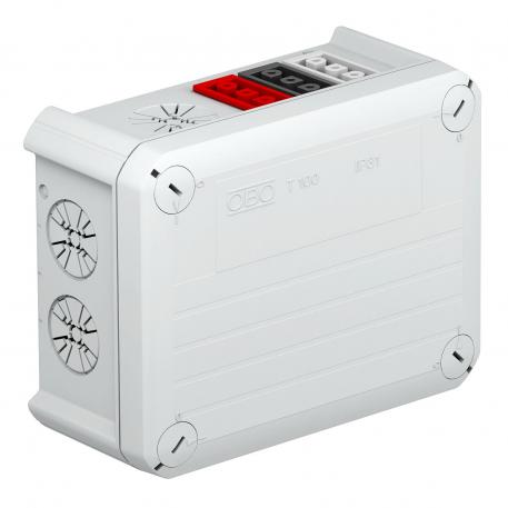 Odbočná krabice T100, se zásuvkou Wieland 6s 3x2