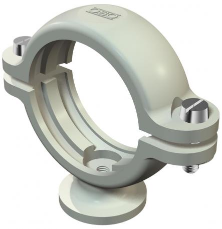 Patková příchytka ISO 19 | 22 | svetlosivá; RAL 7035