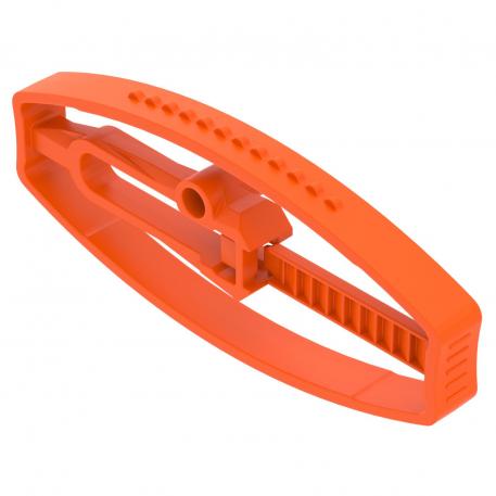 Svěrná příchytka do drážky ve zdivu 