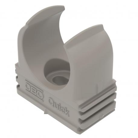 Příchytka Quick, odolná proti šíření plamene, kamenná šedá M20