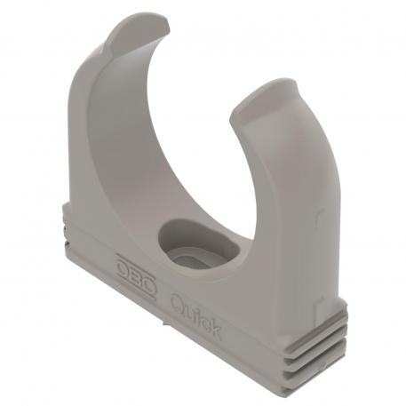 Příchytka Quick, odolná proti šíření plamene, kamenná šedá M40