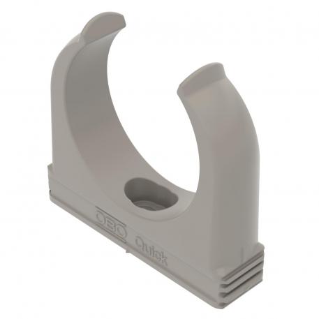 Příchytka Quick, odolná proti šíření plamene, kamenná šedá M50
