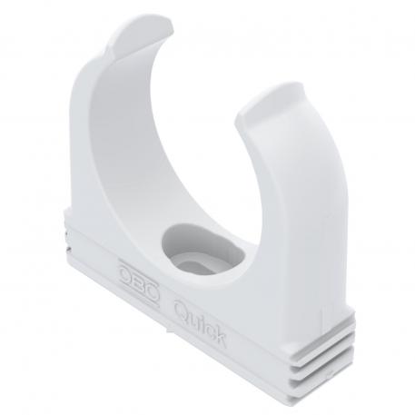 Příchytka Quick, odolná proti šíření plamene, bílá M40