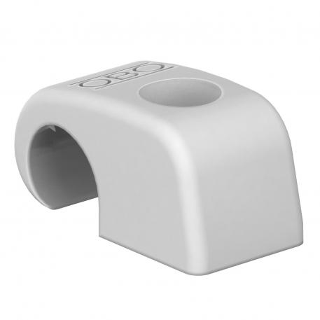 Příchytka Haft-Clip typu 4042, bez hřebíku, světle šedá