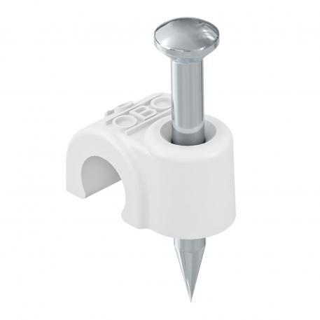 Příchytka ISO typu 2011, bílá 35 | 11 | 2,0x35 | čisto biela; RAL 9010