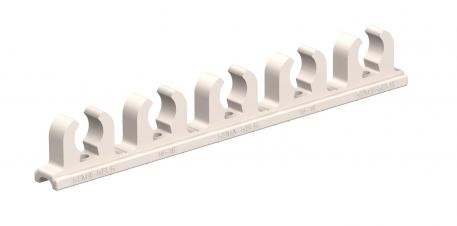 Řadová svěrná příchytka 16 | 19 | krémová biela; RAL 9001