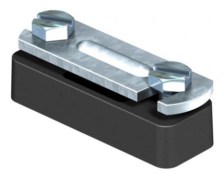 Distanční držák pro ploché vodiče s polyamidovým

spodním dílem