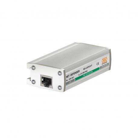 Prepäťová ochrana pre vysokorýchlostné siete do 1 GBit (trieda ND-CAT6/E-F) 8 | Jemná ochrana, 8 žíl + tienenie |  | 58 | RJ45 8(8)