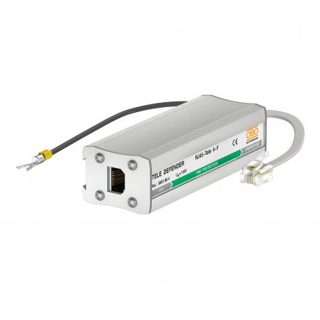 Přístroj jemné ochrany TELE 4-F pro ISDN RJ-45 4 | Jemná ochrana, 4 žíly | 120 | 170 | RJ45