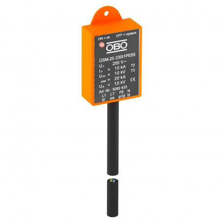 Přepěťová ochrana pro LED systémy ÜSM-20-230I1PE65