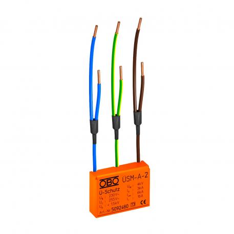Modul přepěťové ochrany 230 V pro průchozí zapojení