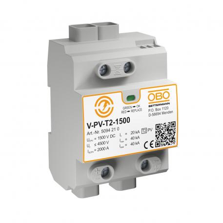 Kompletní blok pro FV systémy 1500 V DC