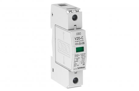 Svodič přepětí V20, 1 pólový, 320 V