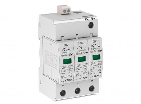 Svodič přepětí 3pól. s dálkovou signalizací 280 V 3 | 280 | IP20