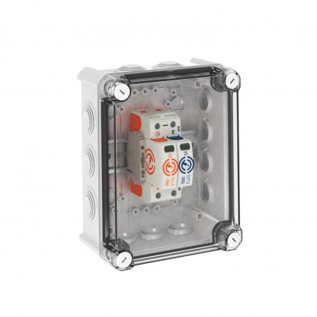 Systémové řešení – svodič přepětí V20 v pouzdře, 1 pólový + NPE 280 V