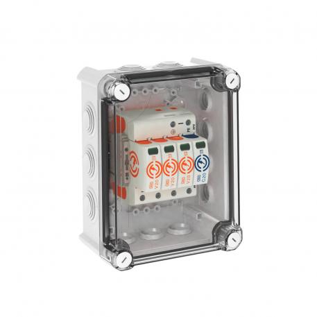Systémové řešení – svodič přepětí V20 v pouzdře, 3 pólový + NPE 280 V 3+N/PE | 280 | IP66