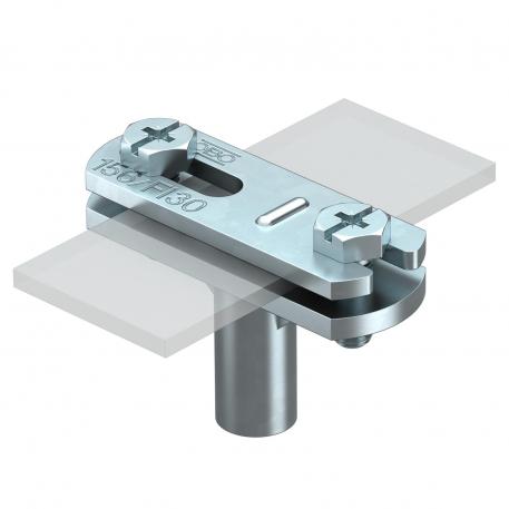 Držák vedení pro ploché vodiče 30x4 mm plochý
