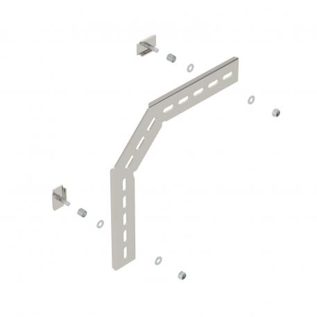 Montážní úhelník 90° A2 Ušľachtilá oceľ, nehrdzavejúca 1.4301 | lesklá, dodatočne upravená