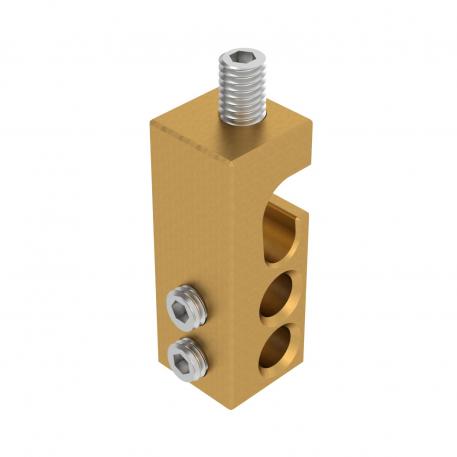 Prípojná svorka, jednoduchá 15 | 25 | 1-násobný | mosadz