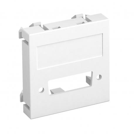 Multimediální nosič pro konektor DVI, 1 modul, rovný vývod