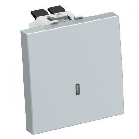 Přepínač, možnost osvětlení pomocí prvku LED, 1 modul 45 | áno