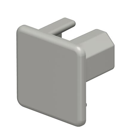 Koncový díl, pro kanál typu WDK 20020 17 | 17 | 20 | kamenná sivá; RAL 7030