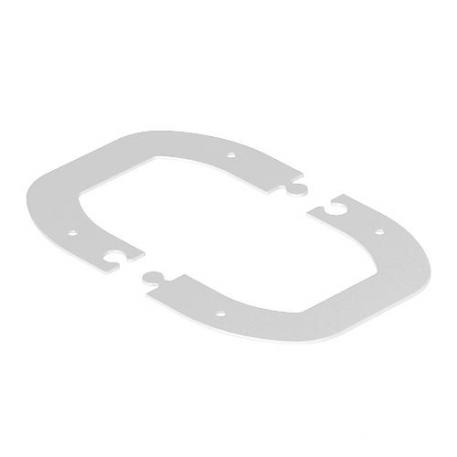 Stropný uzáver pre ISSDM45R 187 | 137 | čisto biela; RAL 9010