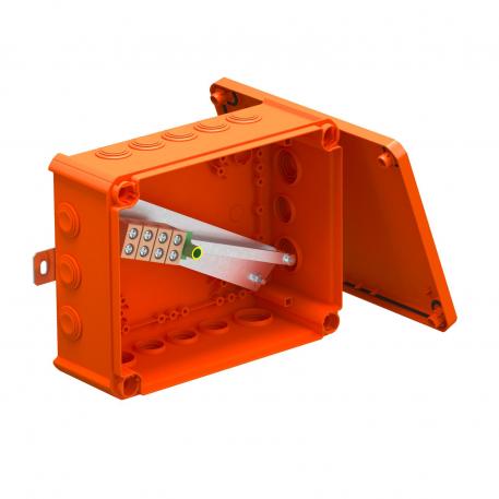 FireBox T250 s násuvnými tesneniami, jednoduché svorky 225x173x86 |  | IP66 | oranžová; RAL 2003