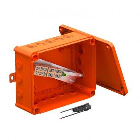 FireBox T250 s násuvnými tesneniami, 1 držiak poistky 225x173x86 |  | IP66 | oranžová; RAL 2003