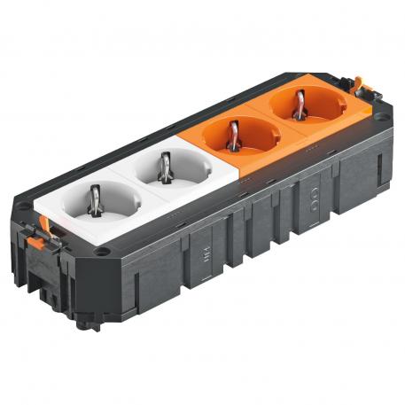 UTC4 se 2 + 2 zásuvkami s ochranným kontaktem