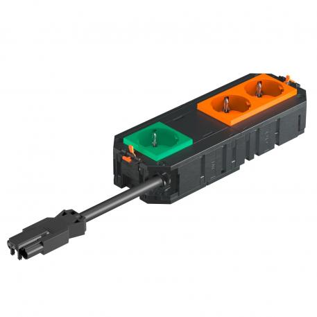 UTC4 s 2 + 1 zásuvkami s ochranným kontaktem