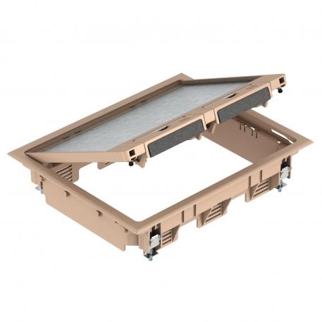 Prístrojová jednotka GES6 s držadlom 5 | 6 | šedobéžová; RAL 1019