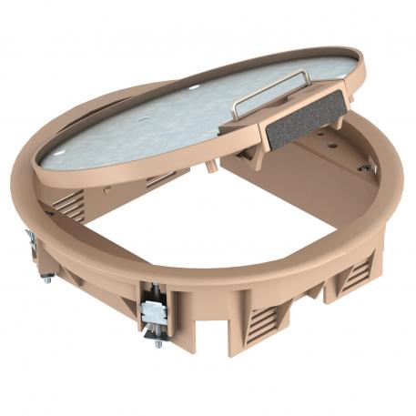 Prístrojová jednotka GESR4 s držadlom 5 | R4 | šedobéžová; RAL 1019