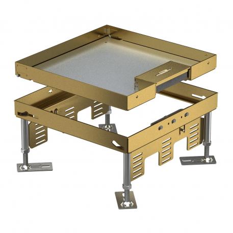 Nivelizovateľná kazeta s výstupom pre šnúru, RKSN, mosadz