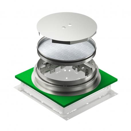 Nivelizovateľná kazeta pre revízny otvor, RKNUZD3, ušľachtilá oceľ