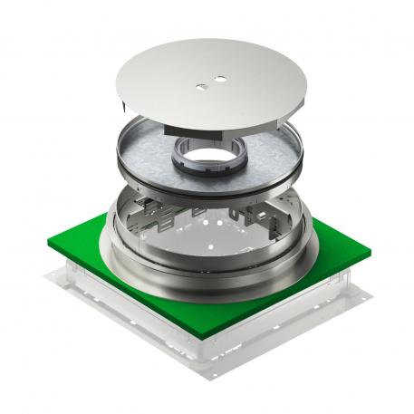 Nivelizovateľná kazeta pre tubus, RKFNUZD3, ušľachtilá oceľ