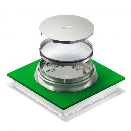 Nivelizovateľná kazeta pre revízny otvor, RKNUZD3, ušľachtilá oceľ 140 | 25 |  | R9