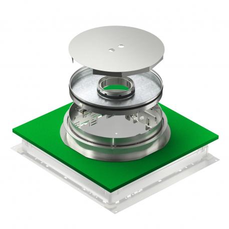 Nivelizovateľná kazeta pre tubus, RKFNUZD3, ušľachtilá oceľ 140 | 25 |  | R9